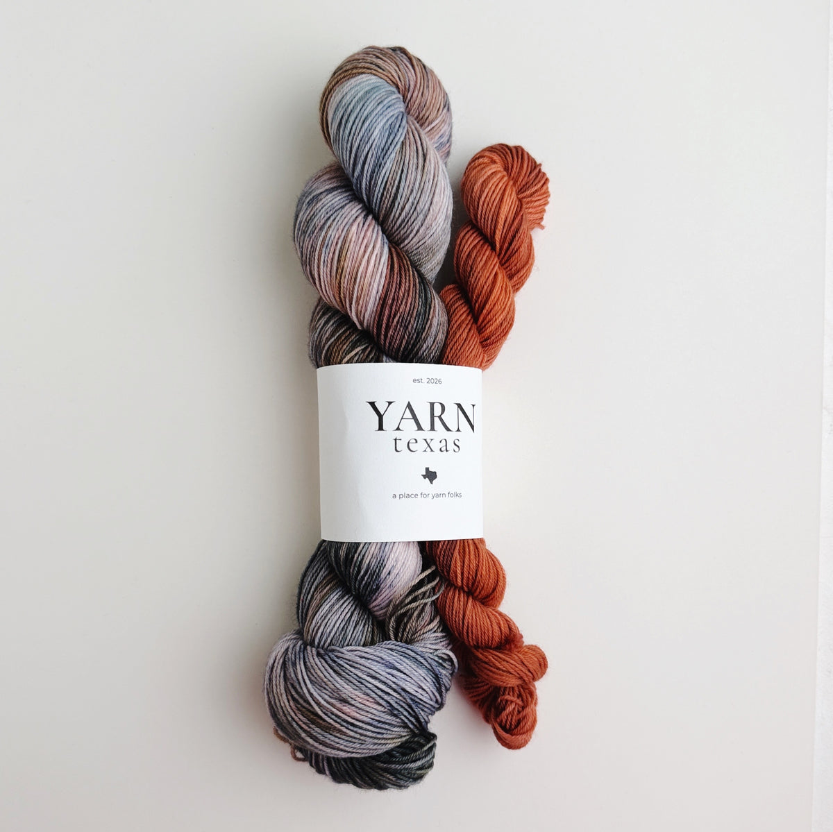 Salt & Saddle | Hand-Dyed Sock Set | Limestone Sock