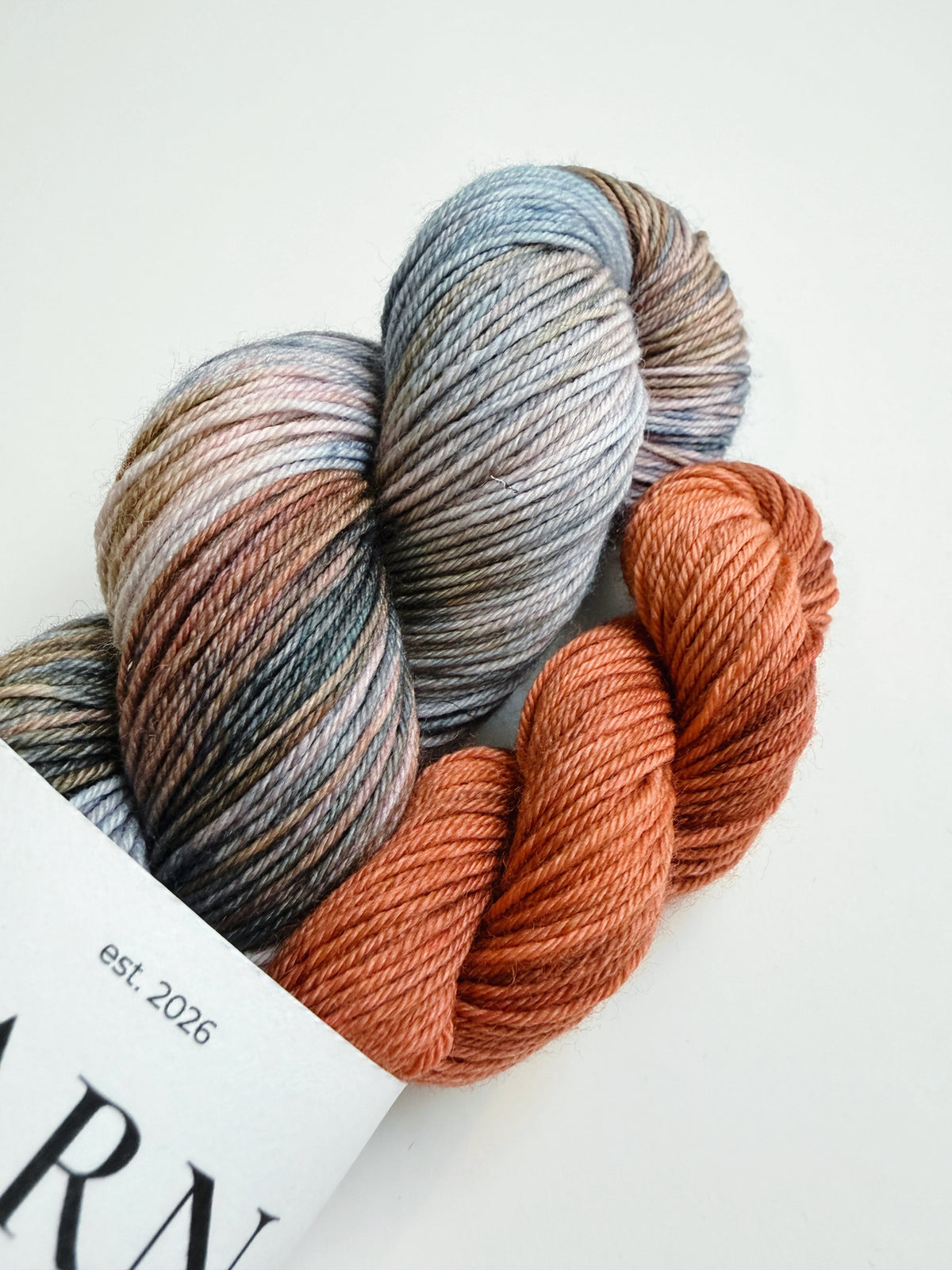 Salt & Saddle | Hand-Dyed Sock Set | Limestone Sock