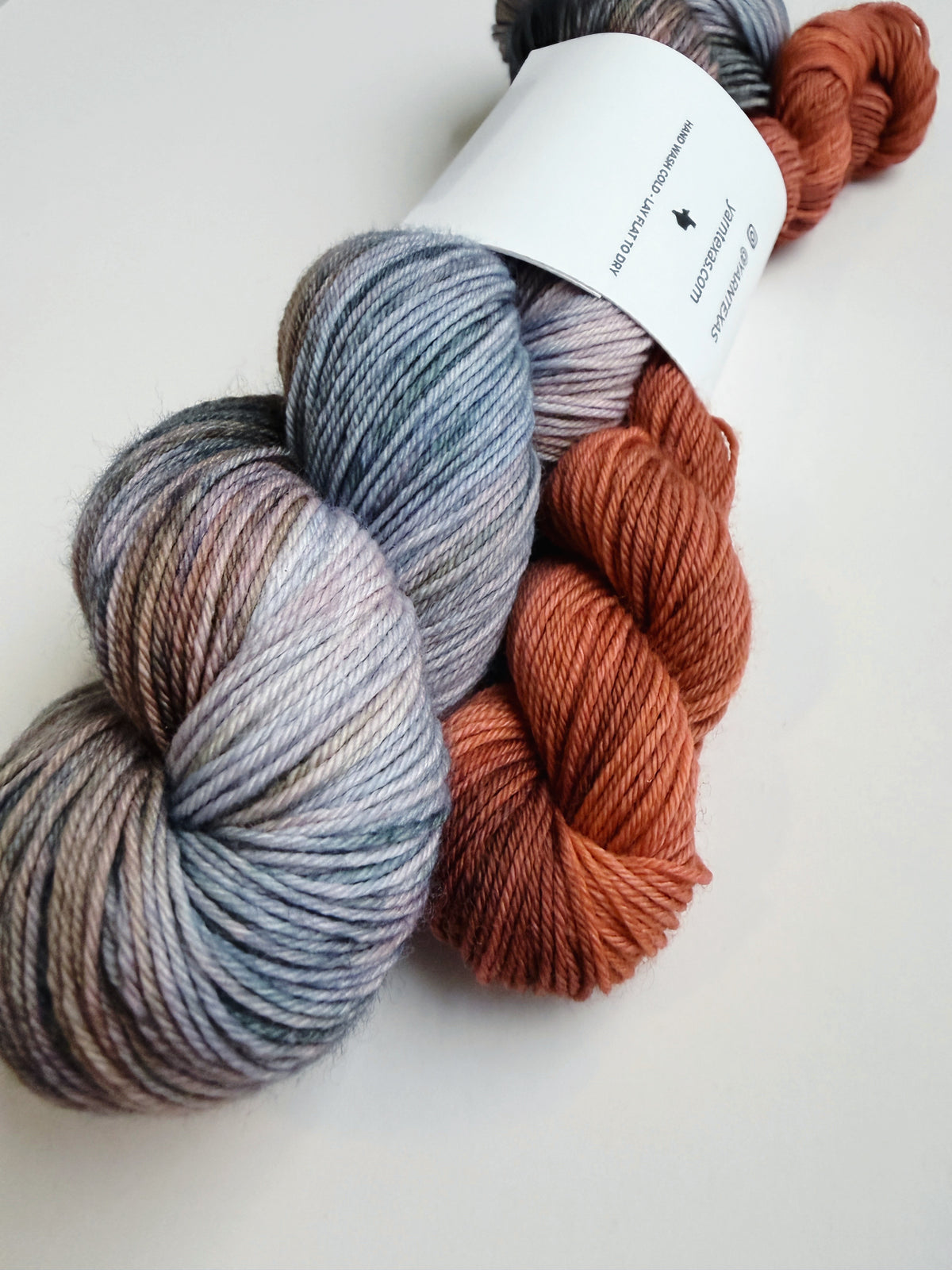 Salt & Saddle | Hand-Dyed Sock Set | Limestone Sock