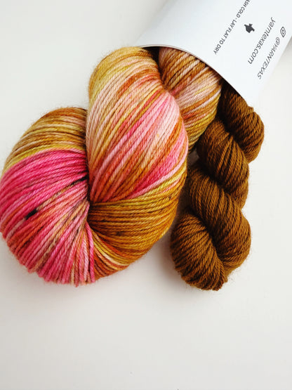 High Desert Honey | Hand-Dyed Sock Set | Limestone Sock