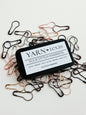 60-Piece Metal Bulb Stitch Markers for Knitting | Neutral Mix