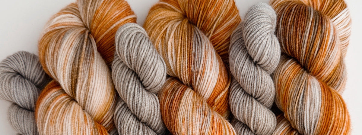 October Sun | Hand-Dyed Sock Yarn Set | Yarn Texas