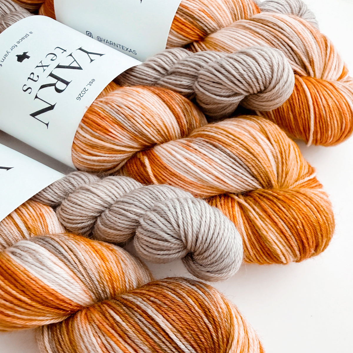 October Sun | Hand-Dyed Sock Yarn Set | Yarn Texas