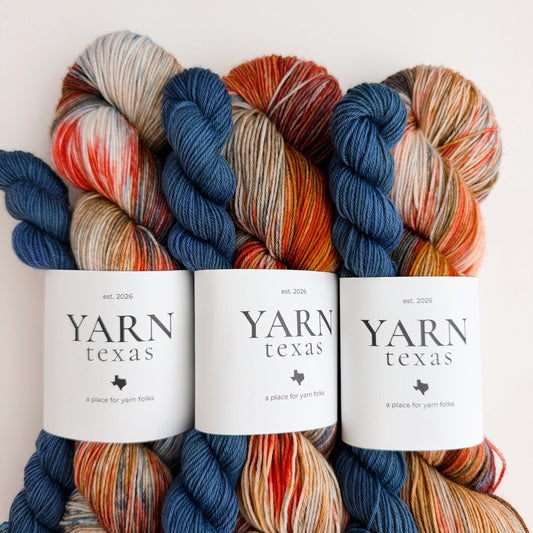 Farm to Market | Texas Hand-Dyed Sock Yarn Set | Yarn Texas