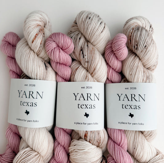 Hint of Spring | Hand-Dyed Sock Yarn Set | Yarn Texas