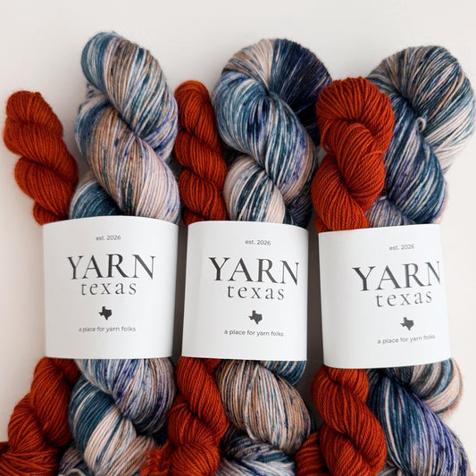 Broken In | Hand-Dyed Sock Yarn Set | Yarn Texas