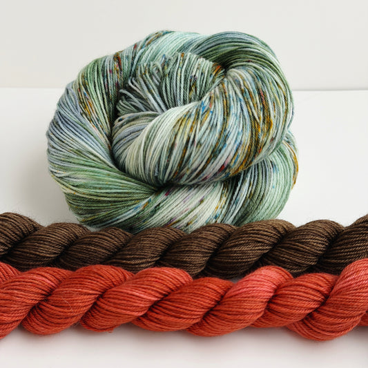 OOAK #1 Hand-Dyed Sock Yarn Set | Yarn Texas