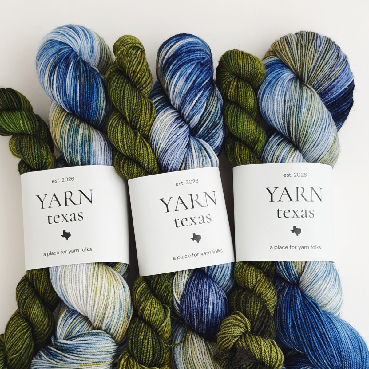 Pull Over Here | Bluebonnet Hand-Dyed Sock Yarn | Yarn Texas