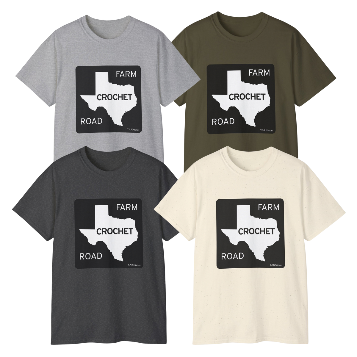 Farm to Crochet Road T-Shirt